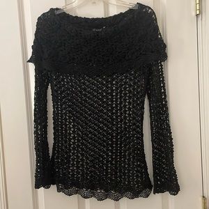 Cami Crochet Off the Shoulder Top - Size - Small